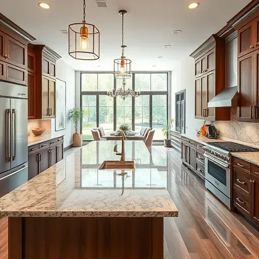 Remodeled kitchen in East Bench, UT, featuring granite countertops, stainless steel appliances, and custom cabinetry.