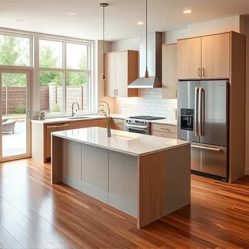 Professionally remodeled kitchen in Federal Heights UT with modern cabinetry, stainless steel appliances, and granite countertops.