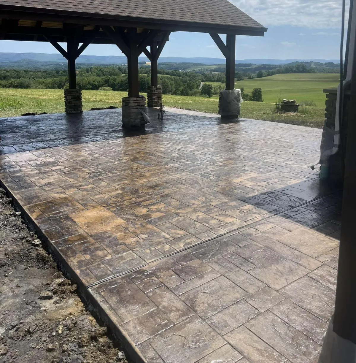 stamped concrete