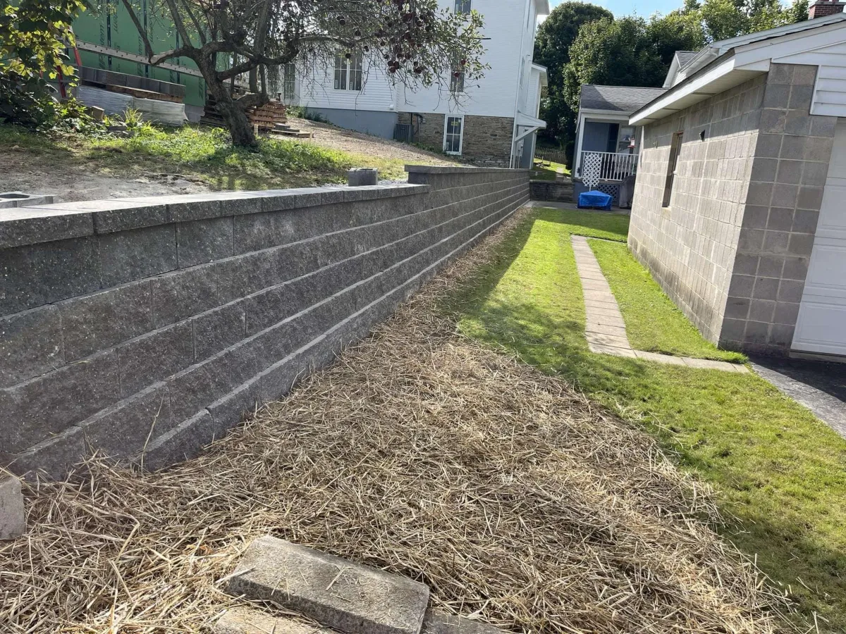 Retaining Wall Installation