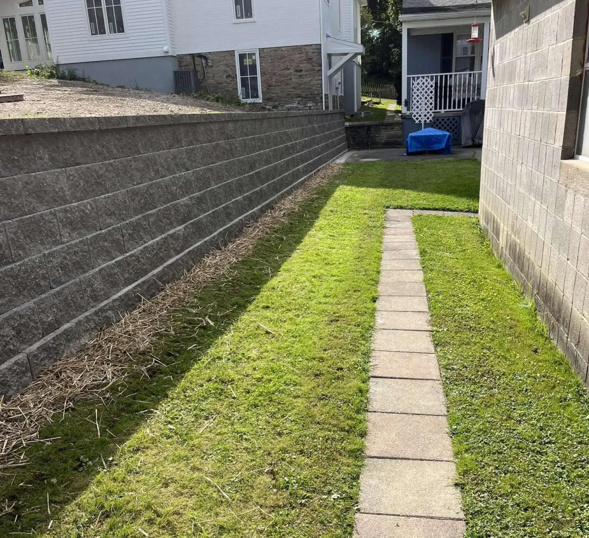 Retaining Wall Installation