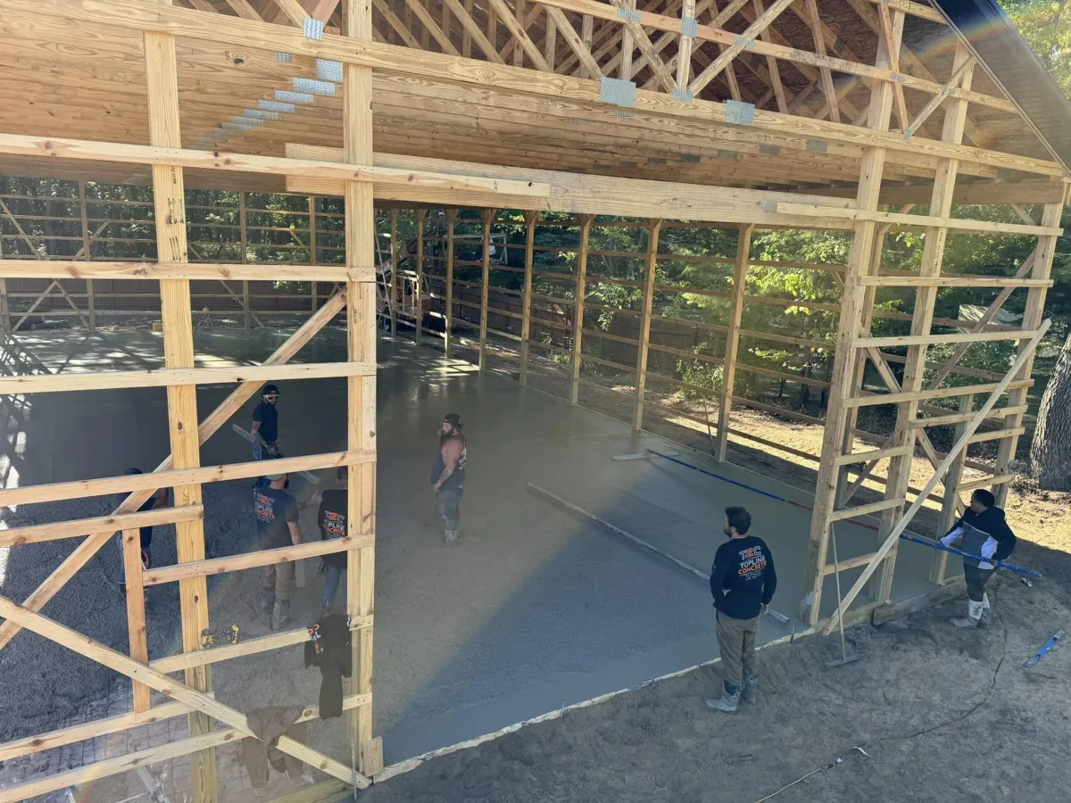 Concrete Pole Barn