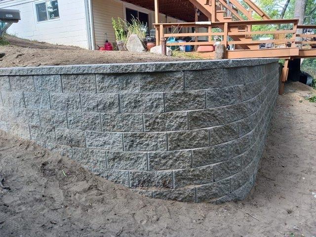Retaining Wall Installation
