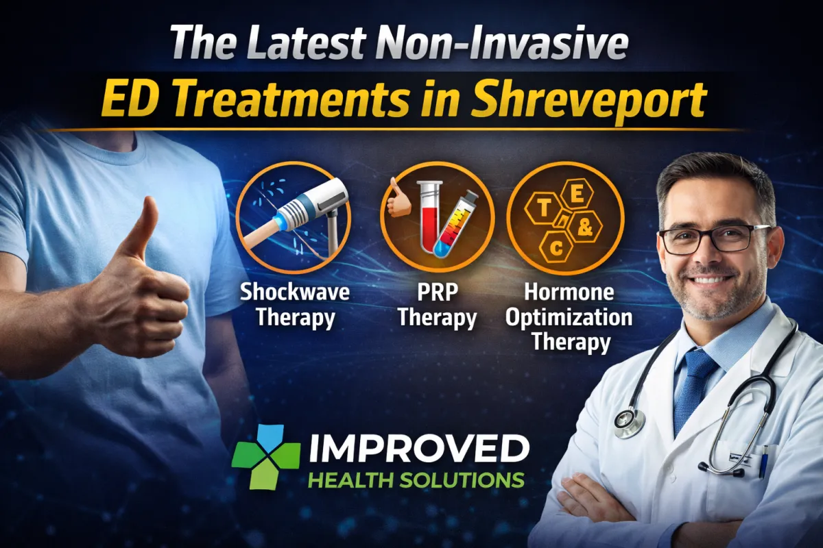The Latest Non-Invasive ED Treatments Available in Shreveport