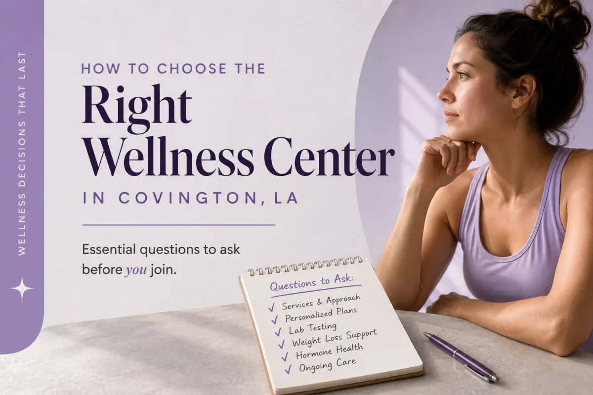 How to Choose the Right Wellness Center in Covington, LA: Questions to Ask Before You Join