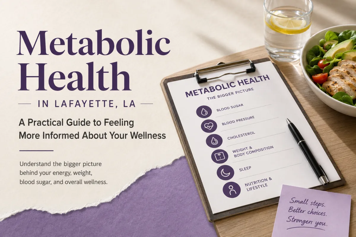Metabolic Health in Lafayette, LA: A Practical Guide to Feeling More Informed About Your Wellness