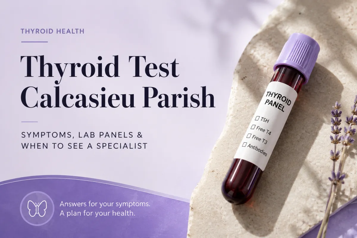 Thyroid Testing in Calcasieu Parish: Symptoms, Lab Panels & When to See a Specialist