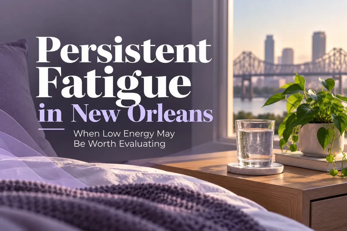 Persistent Fatigue in New Orleans: When Low Energy May Be Worth Evaluating