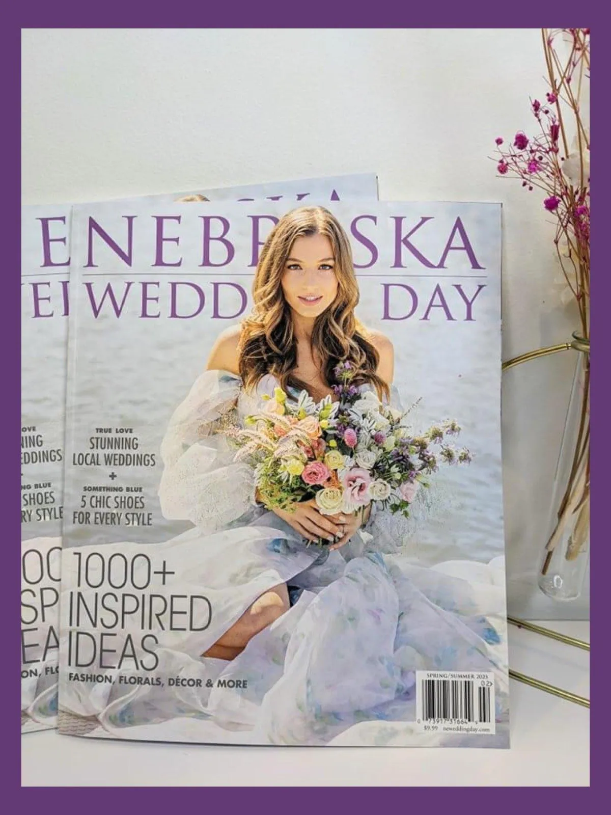 bride on magazine cover