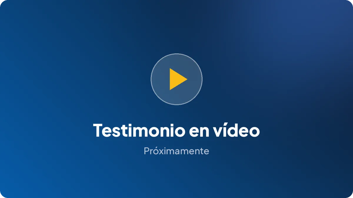 Testimonio en vídeo de cliente de OnlySEM (próximamente)