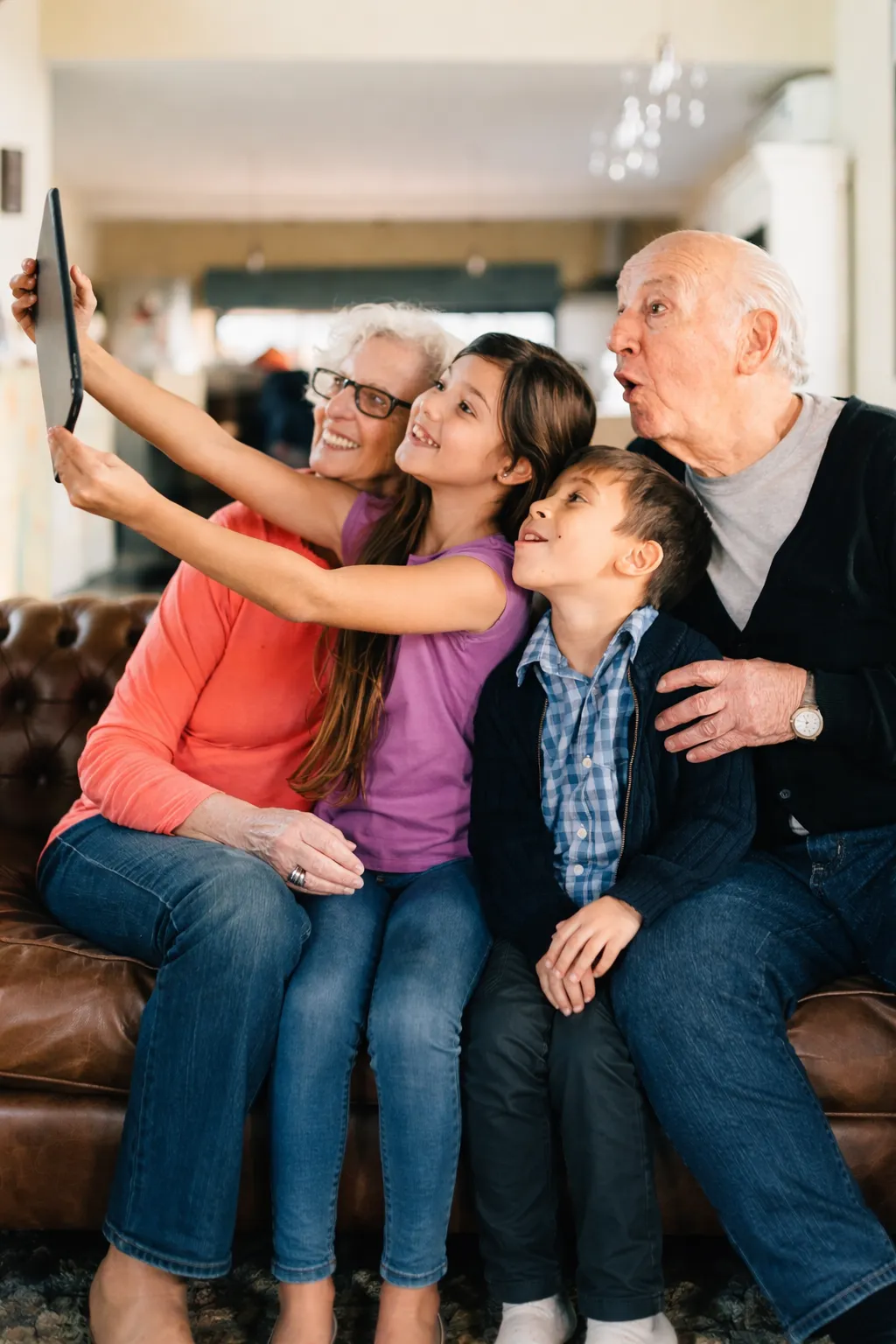 kids with grandparents