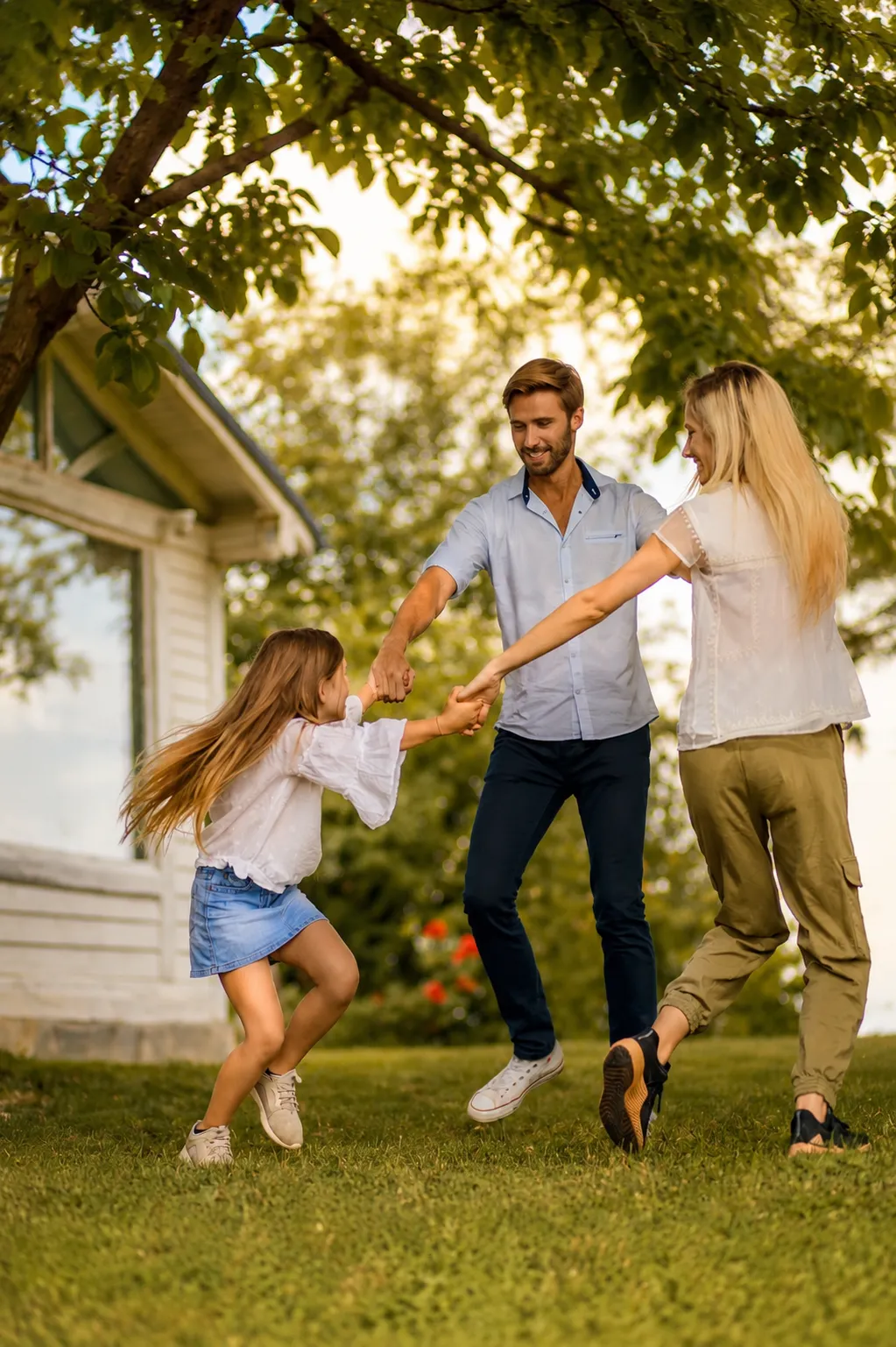 Family Playing