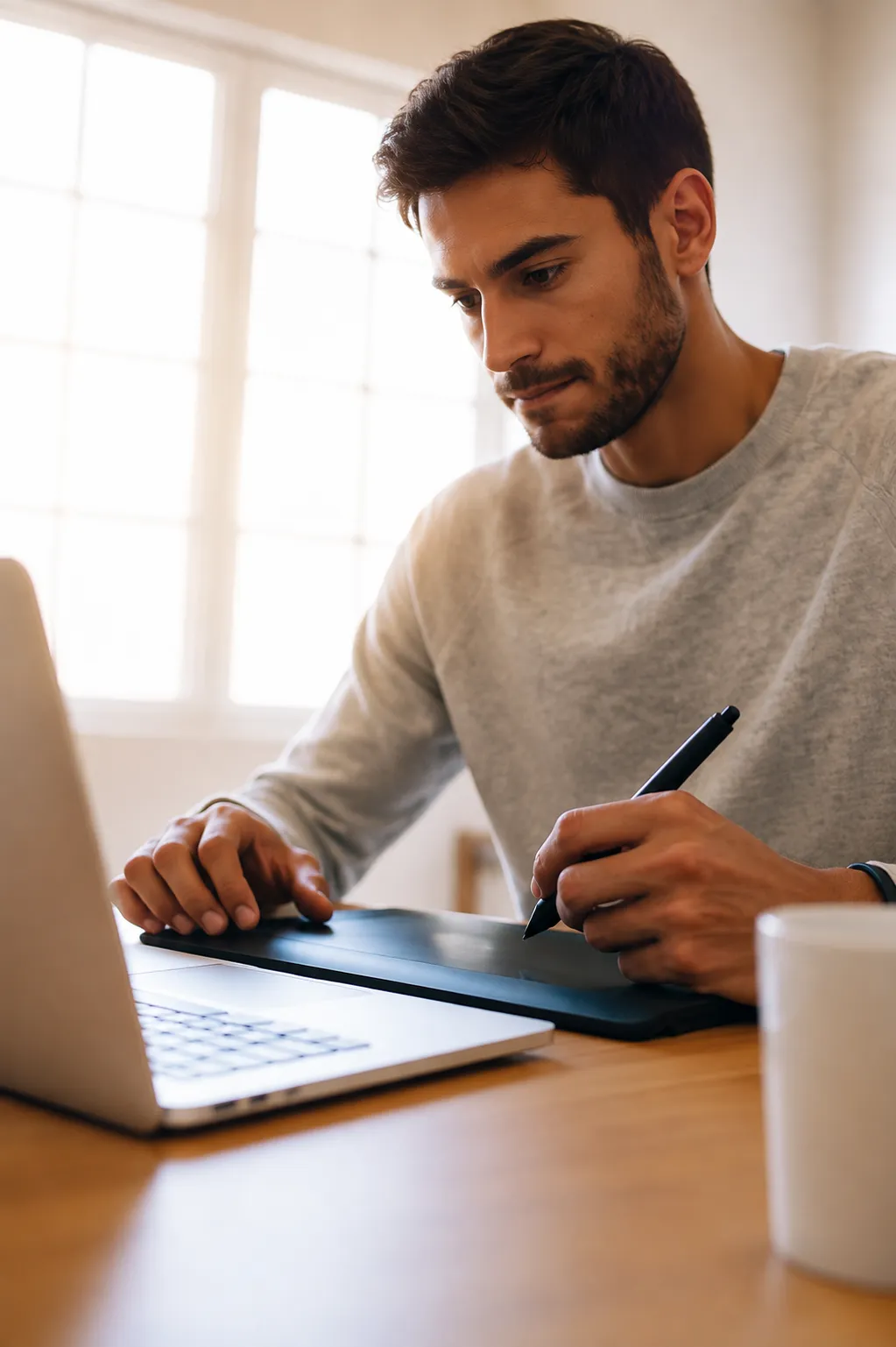 Agent on a laptop