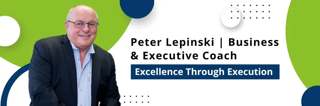 Professional portrait of Peter Lepinski, certified Business and Executive Coach, with a confident smile and professional attire