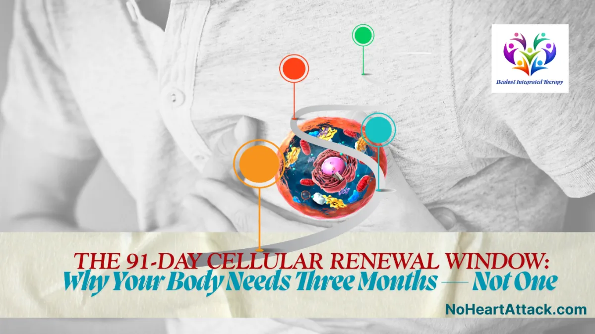 The 91-Day Cellular Renewal Window After Heart Surgery | Healos (#cardiac surgery recovery timeline #how long does heart surgery recovery take #NAD+ recovery after surgery)