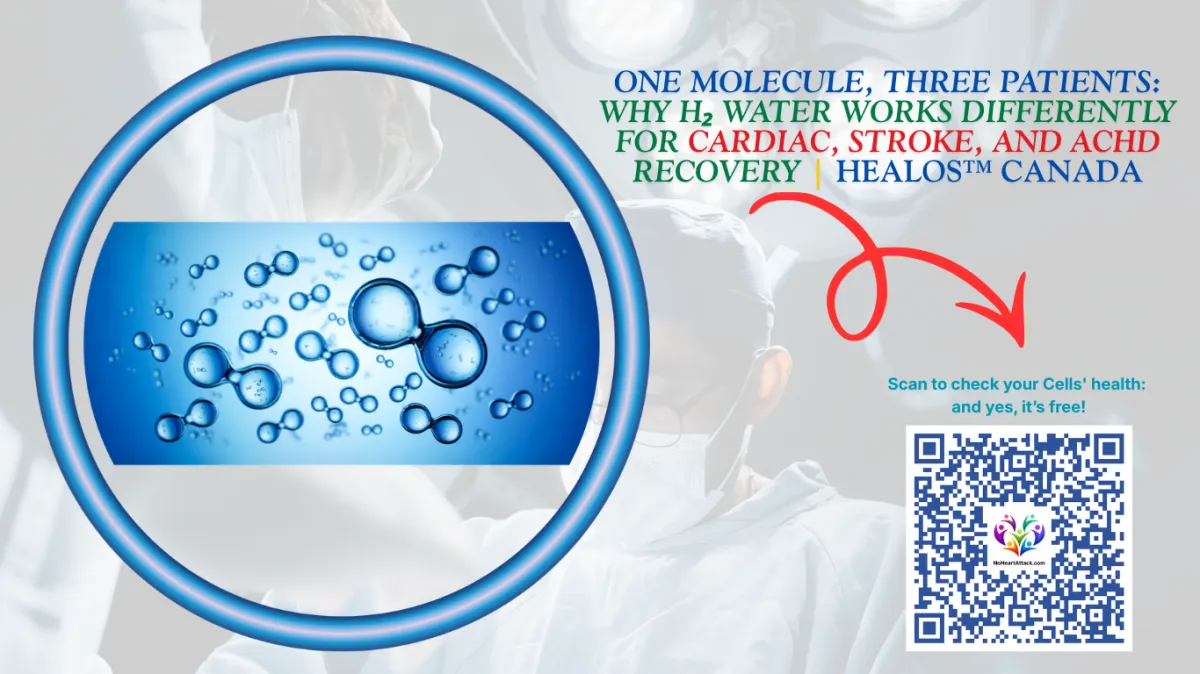One Molecule, Three Patients: Why H₂ Water Works Differently for Cardiac, Stroke, and ACHD Recovery | Healos
