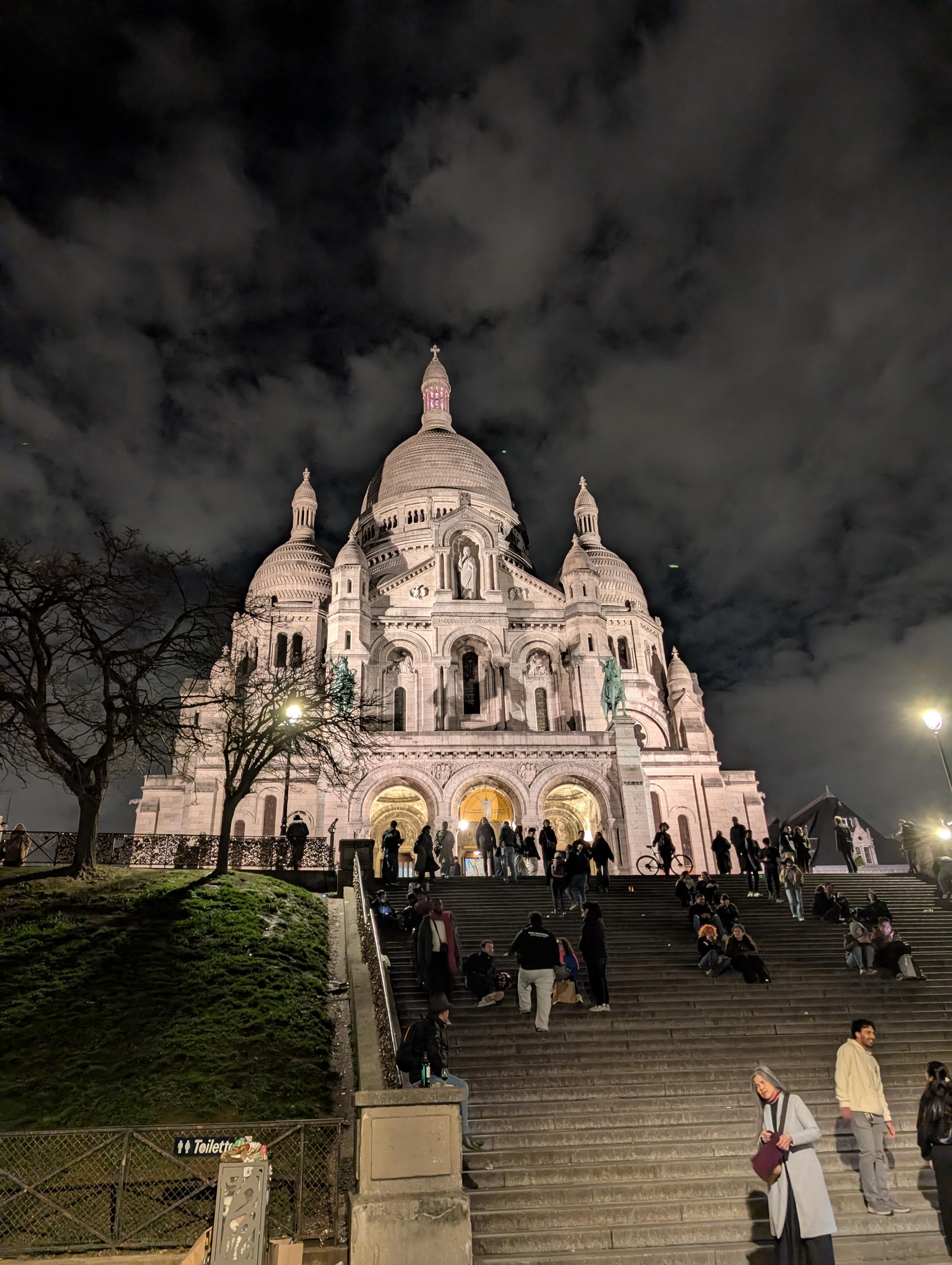 Night of Adoration At The Basilica Of The Sacred Heart Of Montmarte In Paris