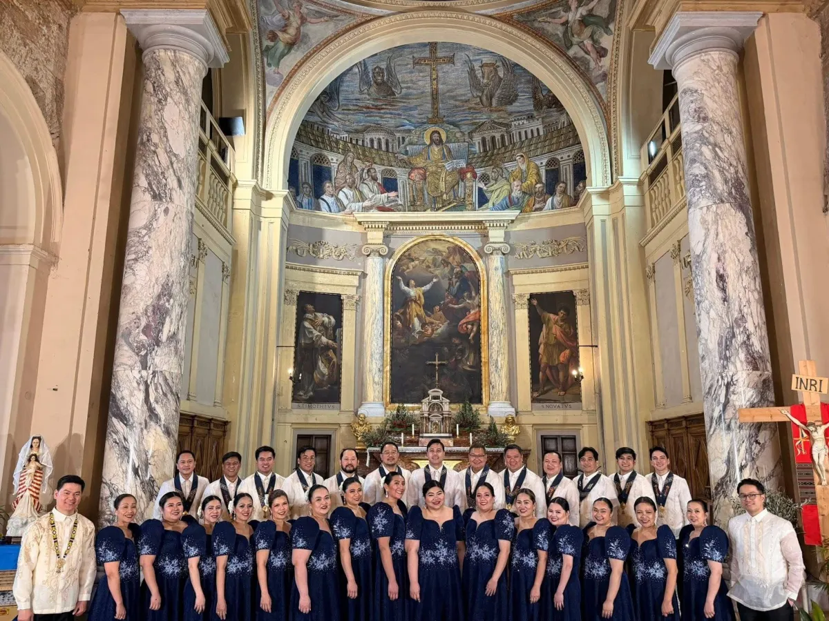 Sinag Himing Chorale London Launches Mass Of San Lorenzo Ruiz Album In Rome