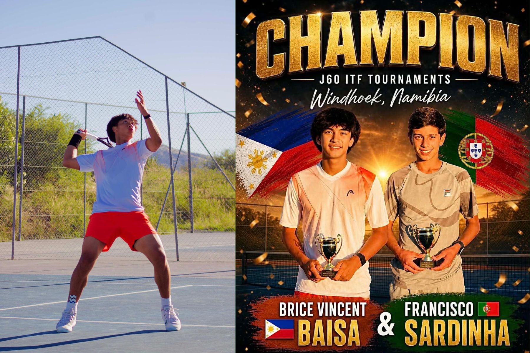 Baisa captures first ITF doubles title in Namibia