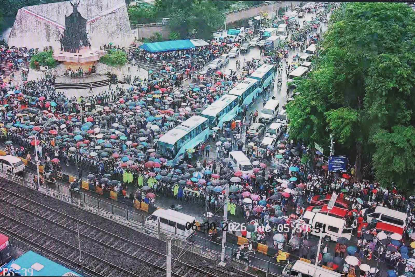 Thousands INC Members Converge Near People Power Monument