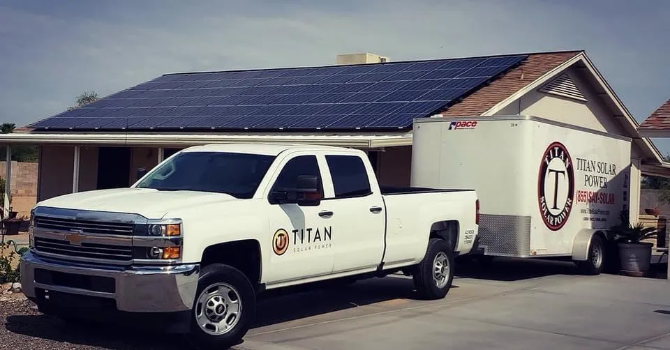 Wimberley Solar and RKG Roofing visit Titan Solar Power. Titan Solar Power is one of Wimberley Solar's proud partners in bringing solar to the Wimberley, Texas community.