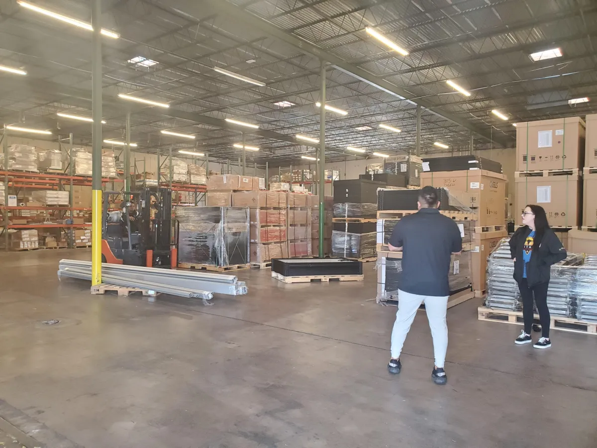 Wimberley Solar and RKG Roofing visit Titan Solar Power. Titan Solar Power is one of Wimberley Solar's proud partners in bringing solar to the Wimberley, Texas community.