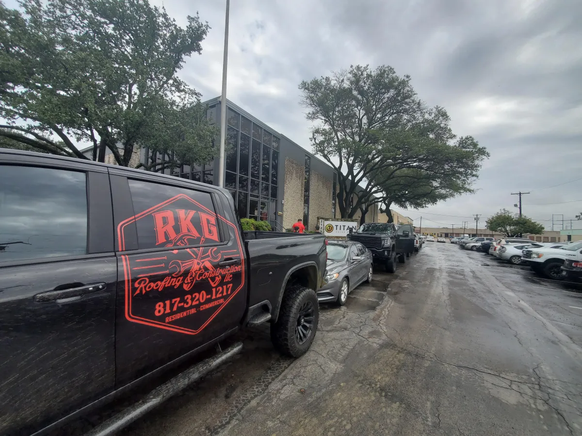 Wimberley Solar's partner RKG at the Titan Solar Power warehosue