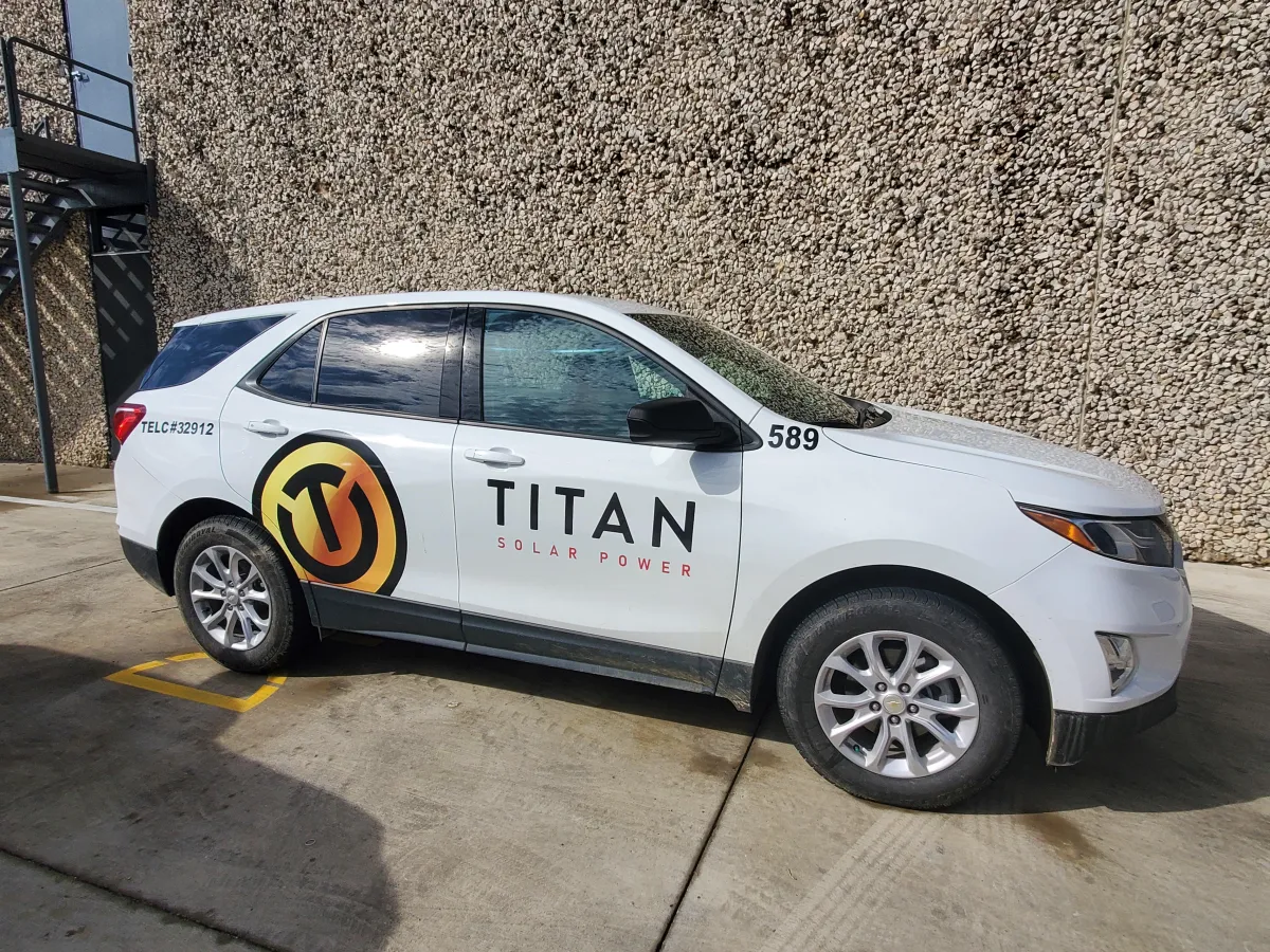 Wimberley Solar and RKG Roofing visit Titan Solar Power. Titan Solar Power is one of Wimberley Solar's proud partners in bringing solar to the Wimberley, Texas community.