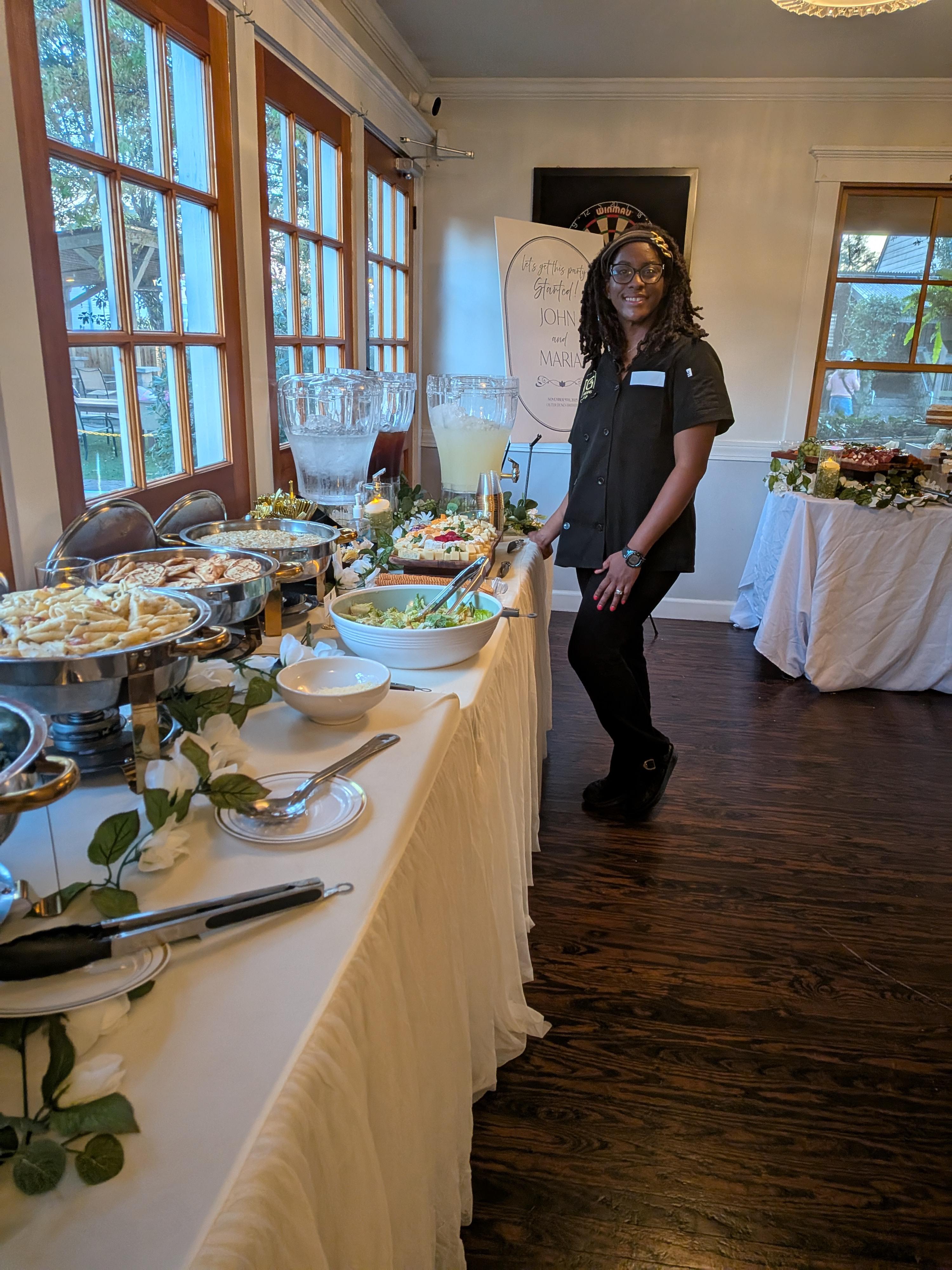 Beautiful food presentation arriving ready to serve for drop-off catering in Wilmington