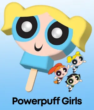 Powerpuff Girls Novelty Ice Cream Character