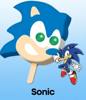 Sonic Character Novelty Ice Cream