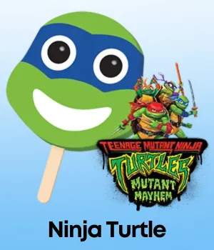 Ninja Turtle Character Novelty Ice Cream