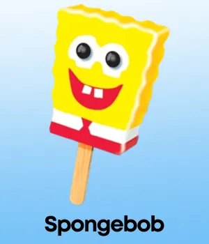 Spongebob Character Novelty Ice Cream