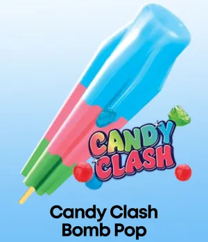 Candy Clash Bomb Pop Novelty Ice Cream