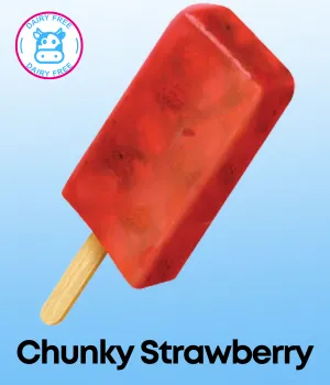 Chunky Strawberry Novelty Ice Cream Bar