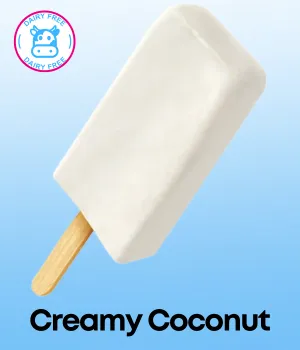 Creamy Coconut Novelty Ice Cream Bar