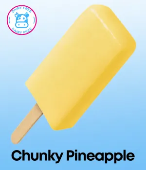 Chunky Pineapple Novelty Ice Cream Bar