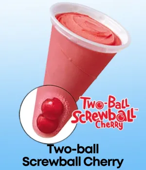 Two Ball Screwball Cherry Novelty Ice Cream