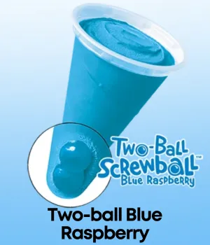 Two Ball Blue Raspberry Novelty Ice Cream