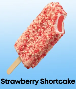 Strawberry Shortcake Novelty Ice Cream Bar