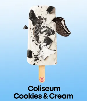 Coliseum Cookies N Cream ice cream bar
