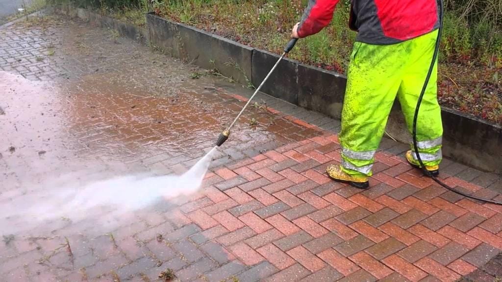 Concrete Patio Cleaning in Canton, GA: Before, During & After