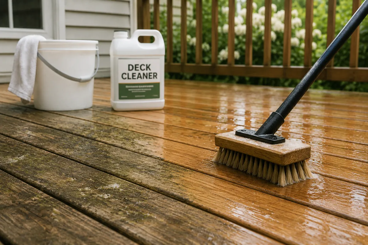 Deck Cleaning in Canton, GA Without Destroying the Wood