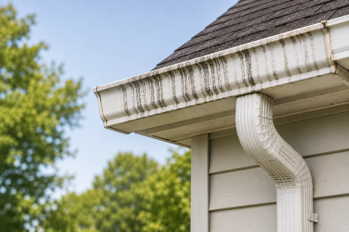 Those Black Stripes on Your Gutters Aren't Dirt