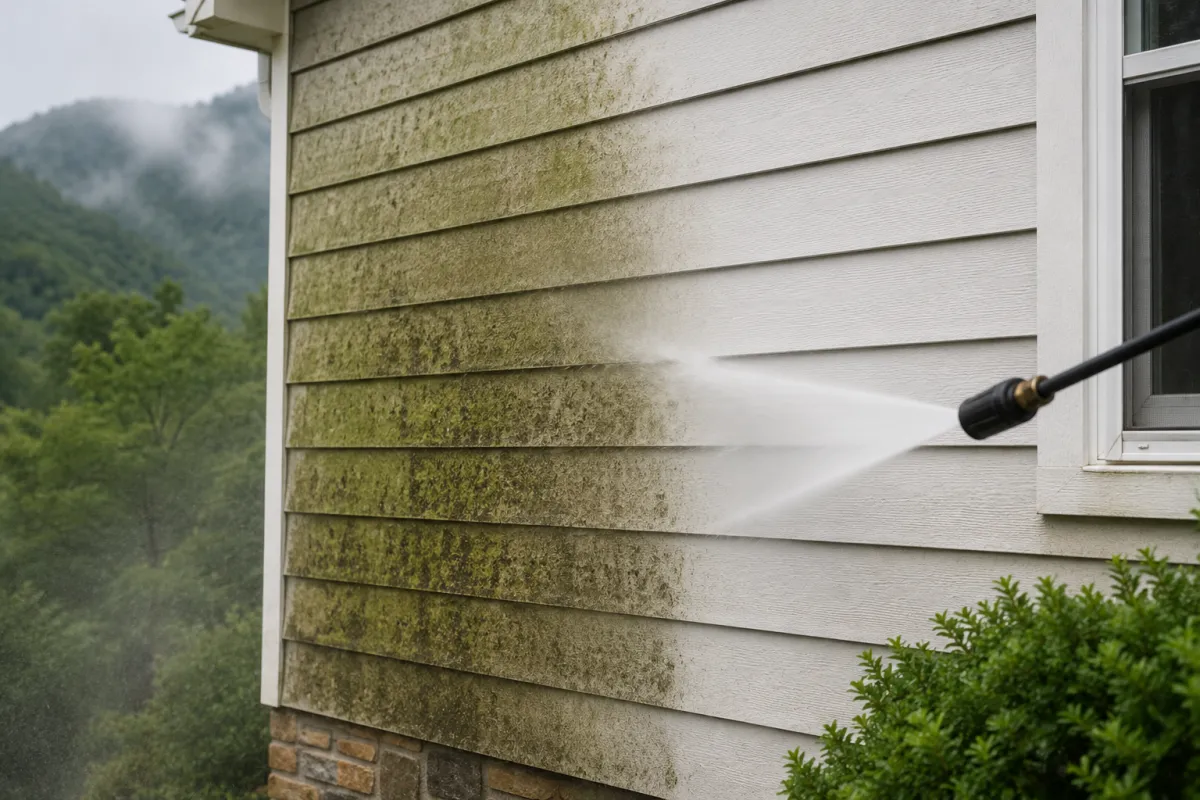 Pressure Washing in Jasper, GA: What Mountain Humidity Does