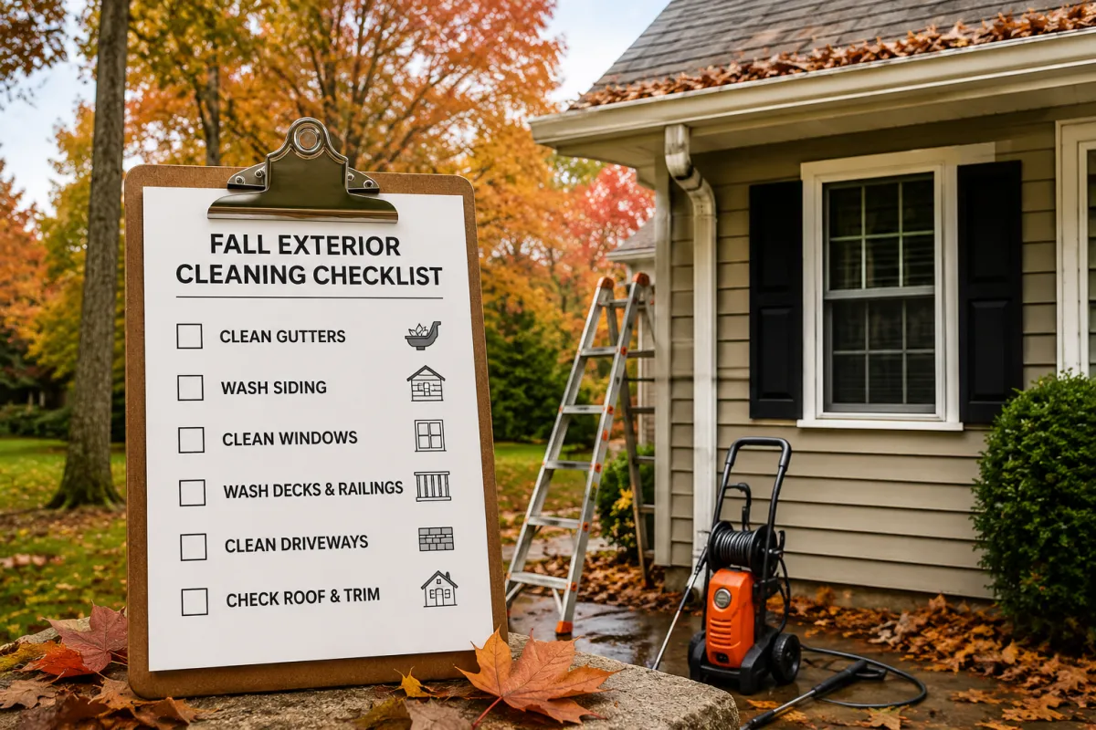 Exterior Cleaning Checklis