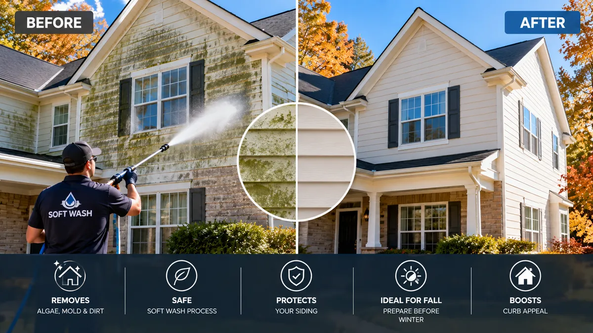 House Washing in Canton, GA: Soft Wash Done Right