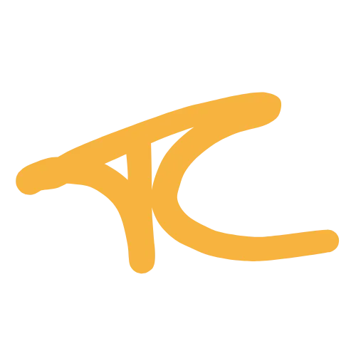 TC Logo Gold Letters
