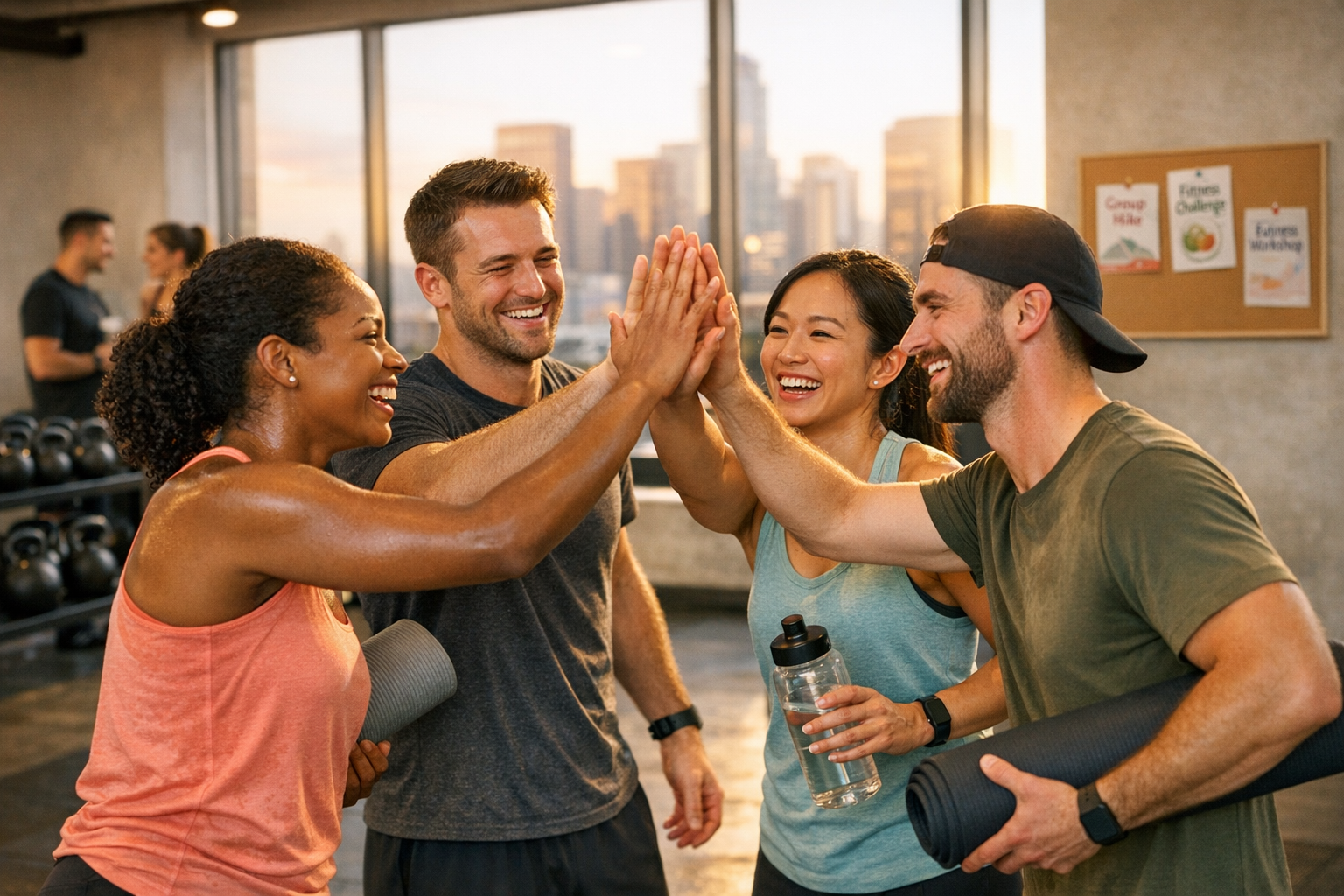 How Fitness Builds Friendships in Urban Gyms