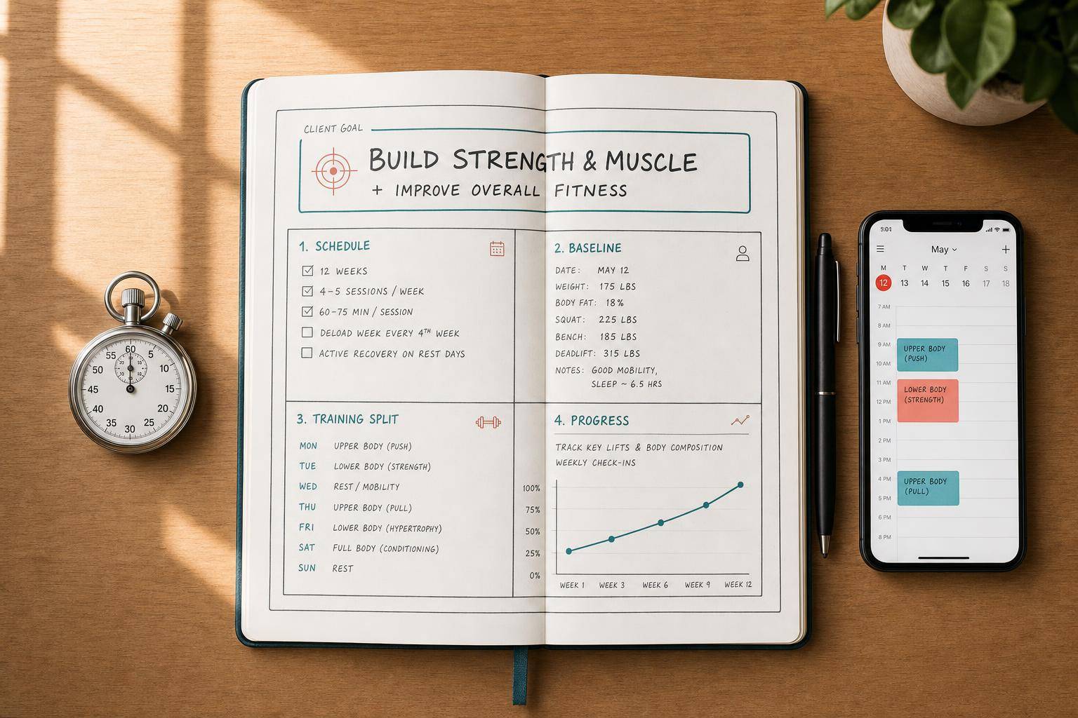How to Structure Training Plans for Client Goals
